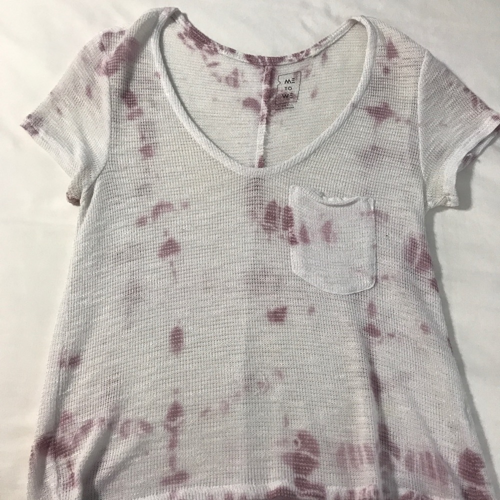 Pacsun Me to We Acid Wash Crop Top